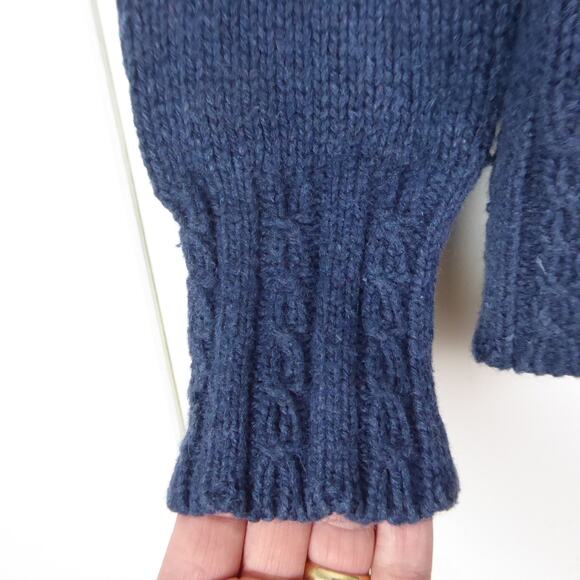 VTG High Sierra Sweater Mens SZ M Wool Blend 1/4 Zip Fair Ilse Nordic Cozy - Picture 4 of 10